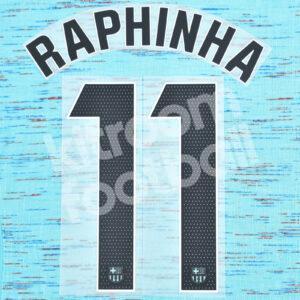 2023-24 FC Barcelona Third Name Number Set #11 RAPHINHA La Liga Repro