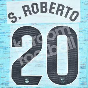 2023-24 FC Barcelona Third Name Number Set #20 Sergi ROBERTO La Liga Repro