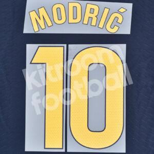 2023-24 Real Madrid Away Name Number Set #10 MODRIC La Liga Repro