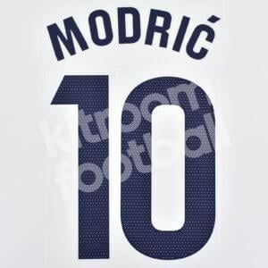 2023-24 Real Madrid Home Name Number Set #10 MODRIC La Liga Repro