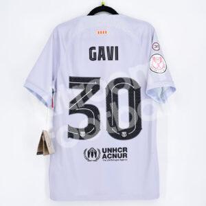 Official 2022-23 Barcelona Third Shirt #30 GAVI Size S BNWT Copa del Rey