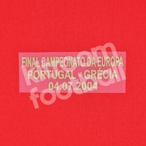 UEFA EURO 2004 Portugal MDT Patch Final vs Greece Gold Repro - Image 4