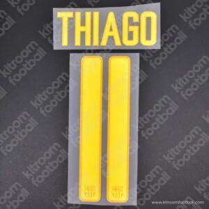 2011-12 Barcelona Name Number Set #11 THIAGO Repro