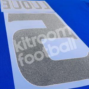 2008-09 Malaga CF Name Number Set #5 LUQUE Repro - Image 3