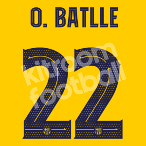 2022-24 Barcelona Senyera Name Number Set #22 Ona BATLLE Repro