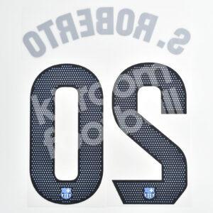 2023-24 Fc Barcelona Away Name Number Set #20 Sergi ROBERTO La Liga Repro - Image 3