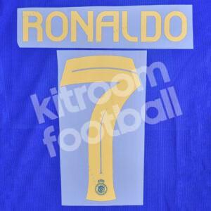 2023-24 Al Nassr Away Name Number Set #7 RONALDO Repro