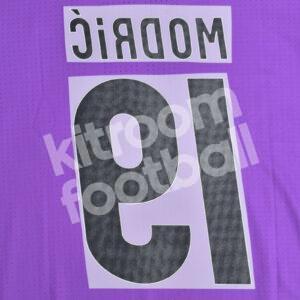 2016-17 Real Madrid Away Name Number Set #19 MODRIC Repro - Image 3