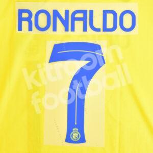 2023-24 Al Nassr Home Name Number Set #7 RONALDO Repro