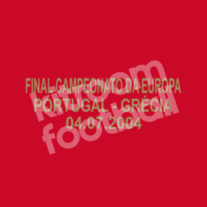 UEFA EURO 2004 Portugal MDT Patch Final vs Greece Gold Repro