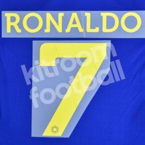 2022-23 Al Nassr Away Name Number Set #7 RONALDO Repro