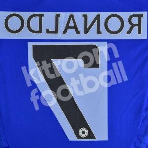2022-23 Al Nassr Away Name Number Set #7 RONALDO Repro - Image 3