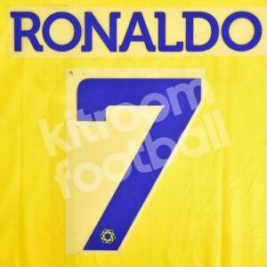 2022-23 Al Nassr Home Name Number Set #7 RONALDO Repro