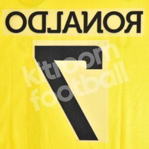 2022-23 Al Nassr Home Name Number Set #7 RONALDO Repro - Image 3