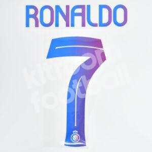 2023-24 Al Nassr Third Name Number Set #7 RONALDO Repro