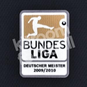 2010-11 Bundesliga Deutscher Meister 2009/2010 Bayern Munich Patch Badge Flock Repro