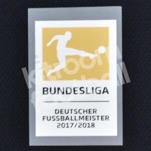 2018-19 Bundesliga Deutscher Fussballmeister 2017/2018 Bayern Munich Patch Badge Repro