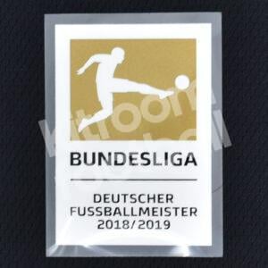 2019-20 Bundesliga Deutscher Fussballmeister 2018/2019 Bayern Munich Patch Badge Repro