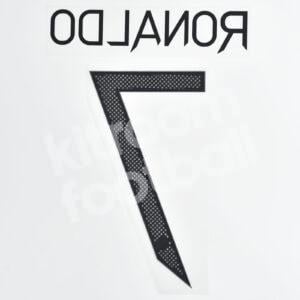 2022-23 Manchester United Away Name Number Set #7 RONALDO Cup Repro - Image 3