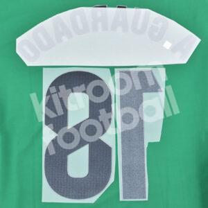 2023-24 Real Betis Away Name Number Set #18 Andres GUARDADO Dorsal Repro - Image 3