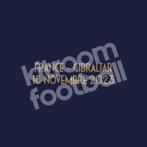 2023 France Match Details MDT Patch Gold vs Gibraltar UEFA Qualifiers Euro 2024 Repro