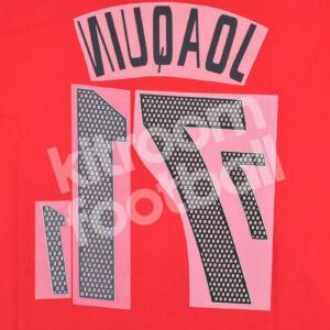 UEFA EURO 2004 Spain Home Name Number Set #17 JOAQUIN Repro - Image 3