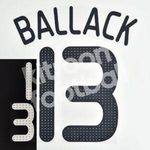 UEFA EURO 2008 Germany Home Name Set Number #13 BALLACK Repro