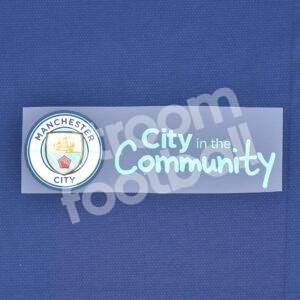 2023-24 Manchester City in the Community Third Sponsor Patch Repro - Image 3