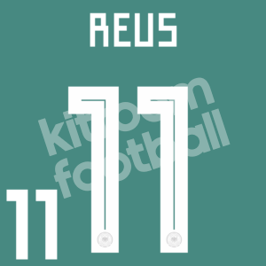 FIFA World Cup 2018 Germany Away Name Number Set #11 REUS Repro
