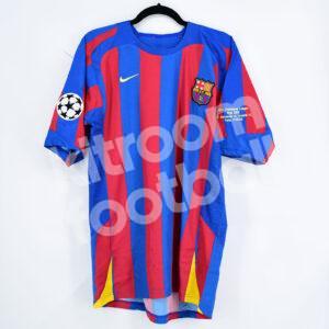 Final 2006 Champions League Barcelona Retro Edition Home Shirt #30 MESSI (L) - Image 4