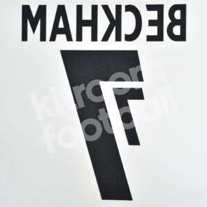 UEFA EURO 2004 England Name Number Set Home #7 BECKHAM Repro - Image 3