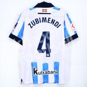 2023-24 Real Sociedad Home Shirt #4 ZUBIMENDI La Liga Size M New - Image 1