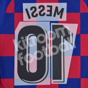 2018-21 Barcelona Home Name Number Set #10 MESSI La Liga Stadium Repro - Image 3