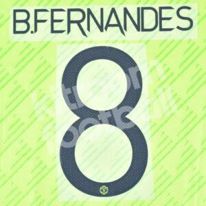 2022-23 Manchester United Third Name Number Set #8 BRUNO FERNANDES Cup Repro