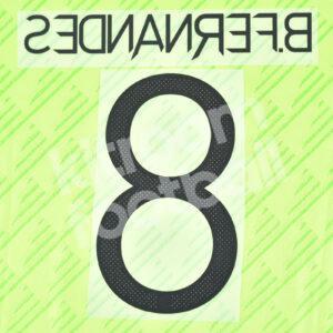 2022-23 Manchester United Third Name Number Set #8 BRUNO FERNANDES Cup Repro - Image 3