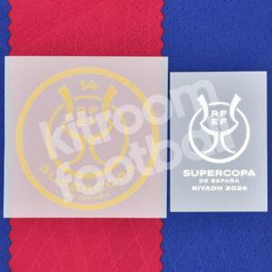 Original Player Issue 2024 Barcelona Final Supercopa Patch vs Real Madrid Riyadh