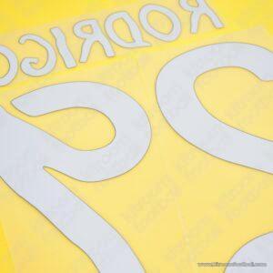 2015-16 Villarreal Home Name Number Set #29 RODRIGO Repro - Image 3
