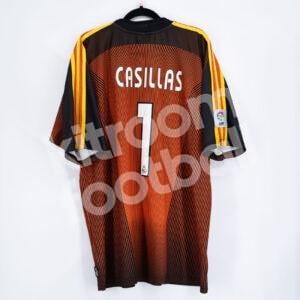 2003-04 Real Madrid Goalkeeper Shirt #1 Iker CASILLAS Size L (Excellent) - Image 1