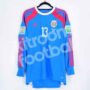 2014 World Cup Mexico Goalkeeper Player Issue Shirt #13 Memo OCHOA Adizero Size 6 - Image 3