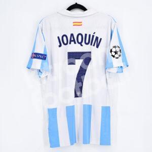 2012-13 Málaga CF Home Shirt #7 JOAQUIN Size S Champions League (Very Good)