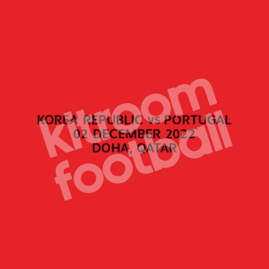FIFA World Cup Qatar 2022 South Korea vs Portugal Match Detail MDT Patch Repro