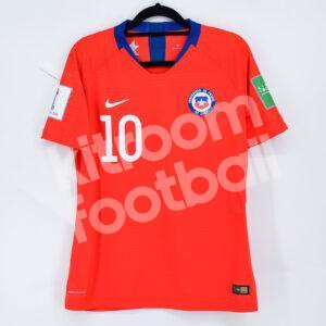 FIFA World Cup 2019 Womens Chile Home Player Issue Shirt #10 AEDO vs France - Image 3