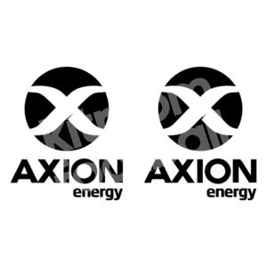 River Plate Argentina AXION ENERGY Sponsor Patch Set Black Repro - Image 1