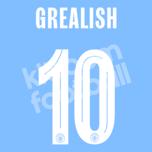 2023-24 Manchester City Name Number Set #10 GREALISH FIFA World Club Cup Repro