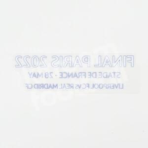 Official Real Madrid Final Paris Champions League 2022 MDT Match Details Patch - Image 3