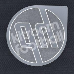 Official 2023-24 Real Madrid HP Grey Sponsor Patch - Image 3