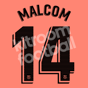 2018-19 Barcelona Third Name Number Set #14 MALCOM Repro