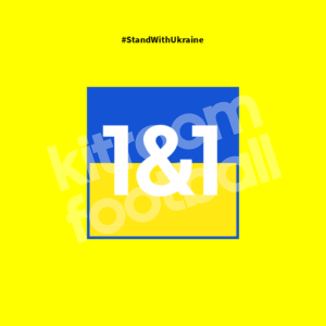 2022-23 Borussia Dortmund 1&1 Sponsor Patch Stand with Ukraine MDT Repro