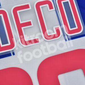 2003-04 FC Porto Home Name Set #10 DECO Champions League Repro - Image 4