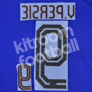 FIFA World Cup 2014 Netherlands Away Name Number Set #9 Van PERSIE Repro - Image 3